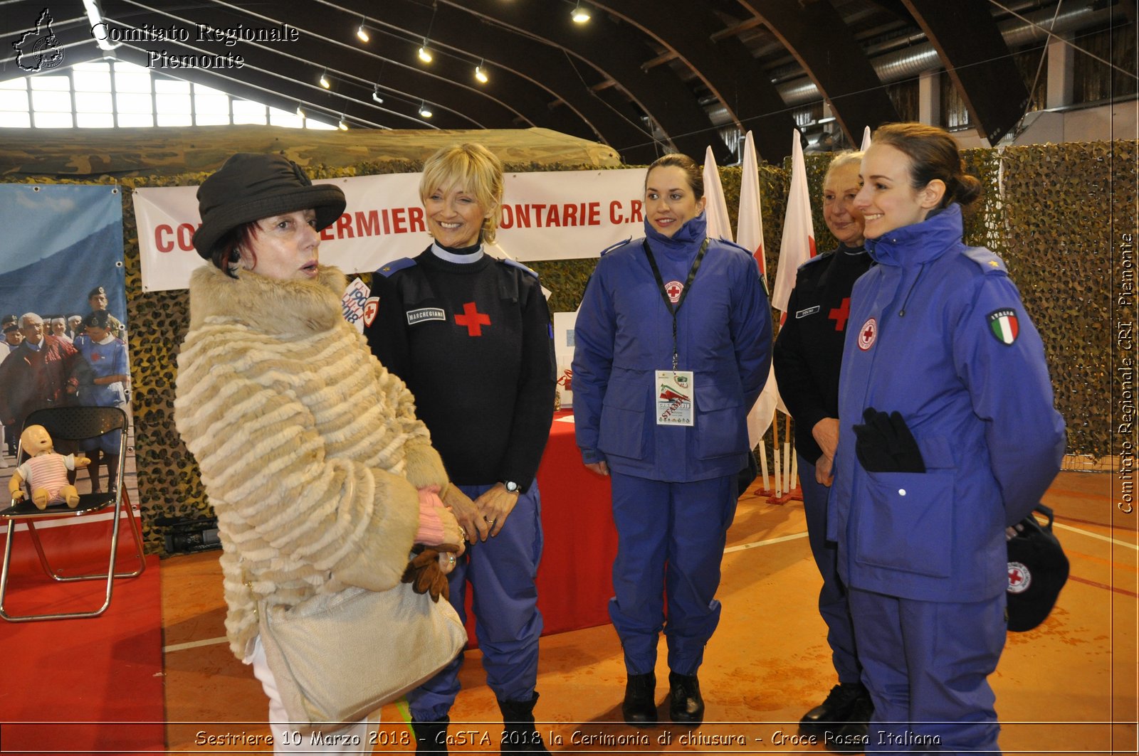 Sestriere 10 Marzo 2018 - CaSTA 2018 la Cerimonia di chiusura - Croce Rossa Italiana- Comitato Regionale del Piemonte