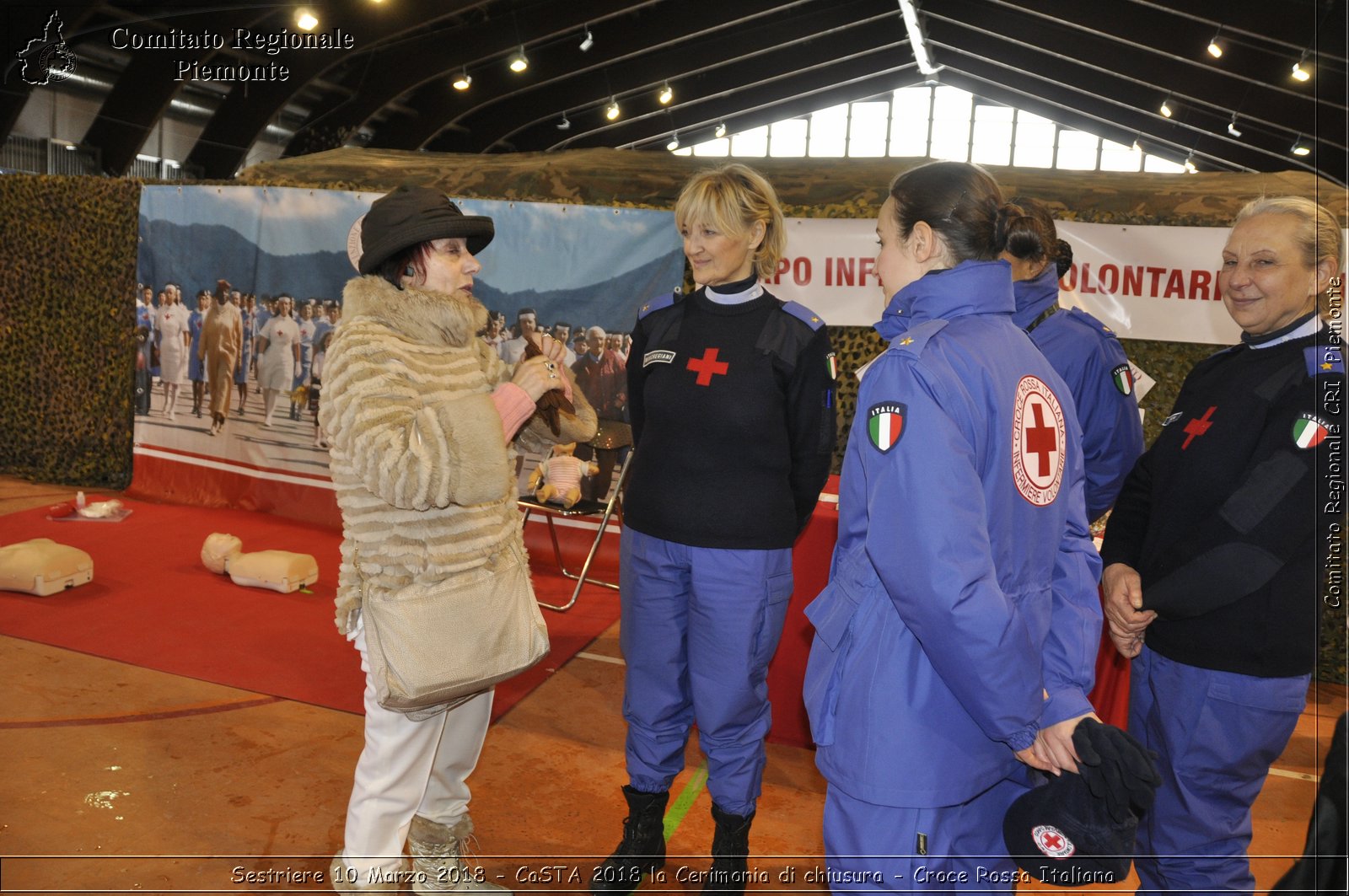 Sestriere 10 Marzo 2018 - CaSTA 2018 la Cerimonia di chiusura - Croce Rossa Italiana- Comitato Regionale del Piemonte