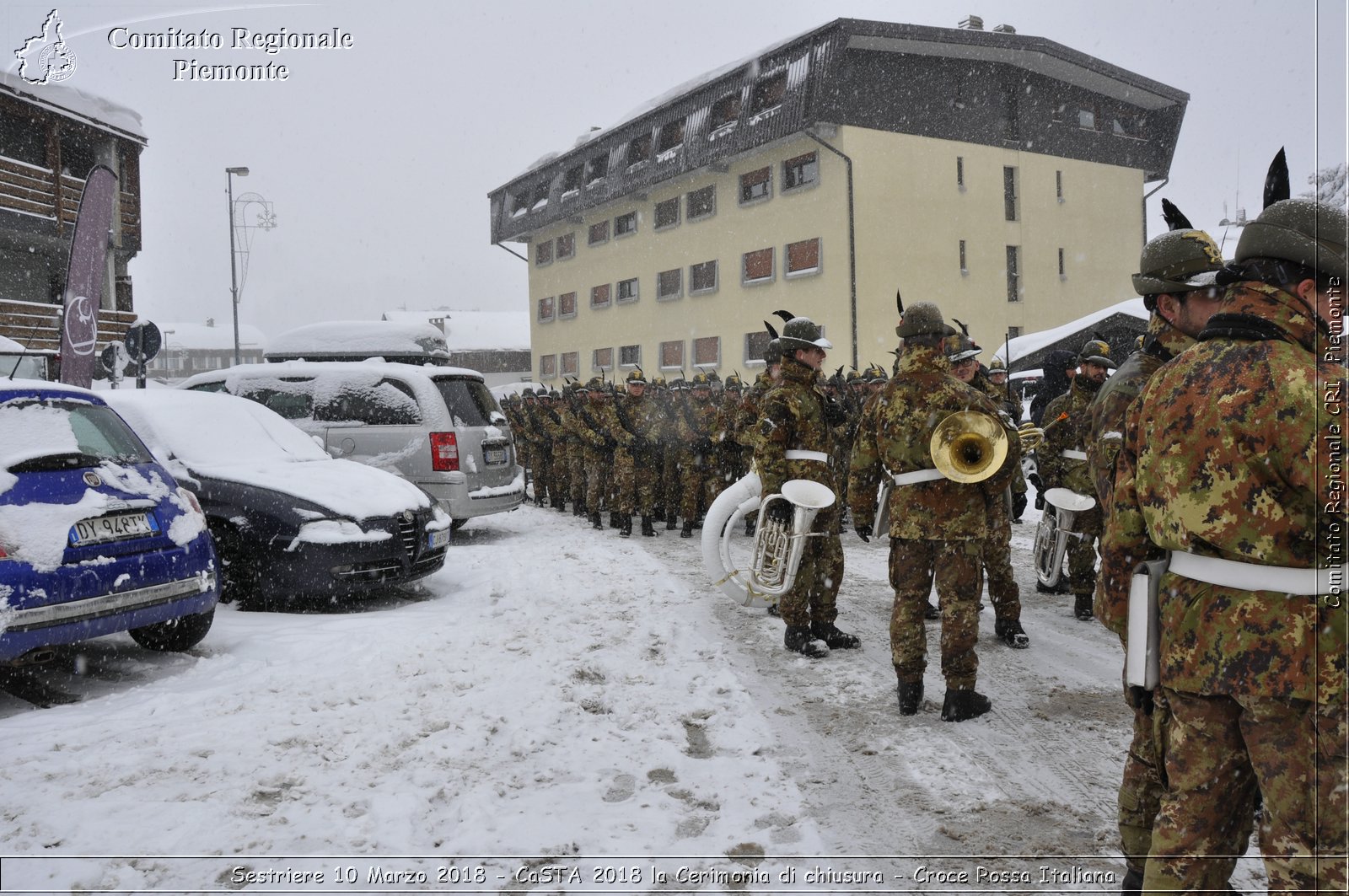 Sestriere 10 Marzo 2018 - CaSTA 2018 la Cerimonia di chiusura - Croce Rossa Italiana- Comitato Regionale del Piemonte