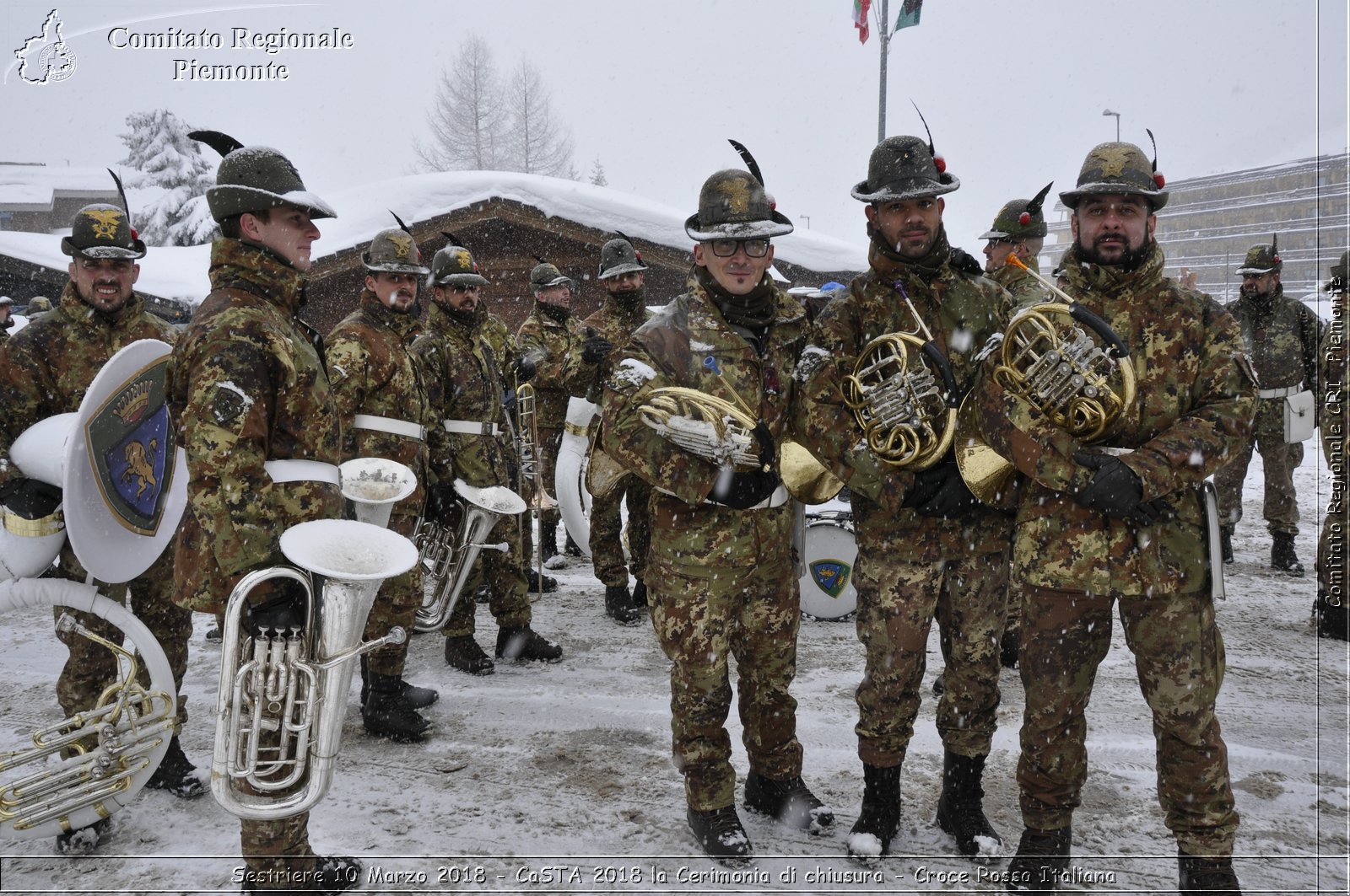 Sestriere 10 Marzo 2018 - CaSTA 2018 la Cerimonia di chiusura - Croce Rossa Italiana- Comitato Regionale del Piemonte