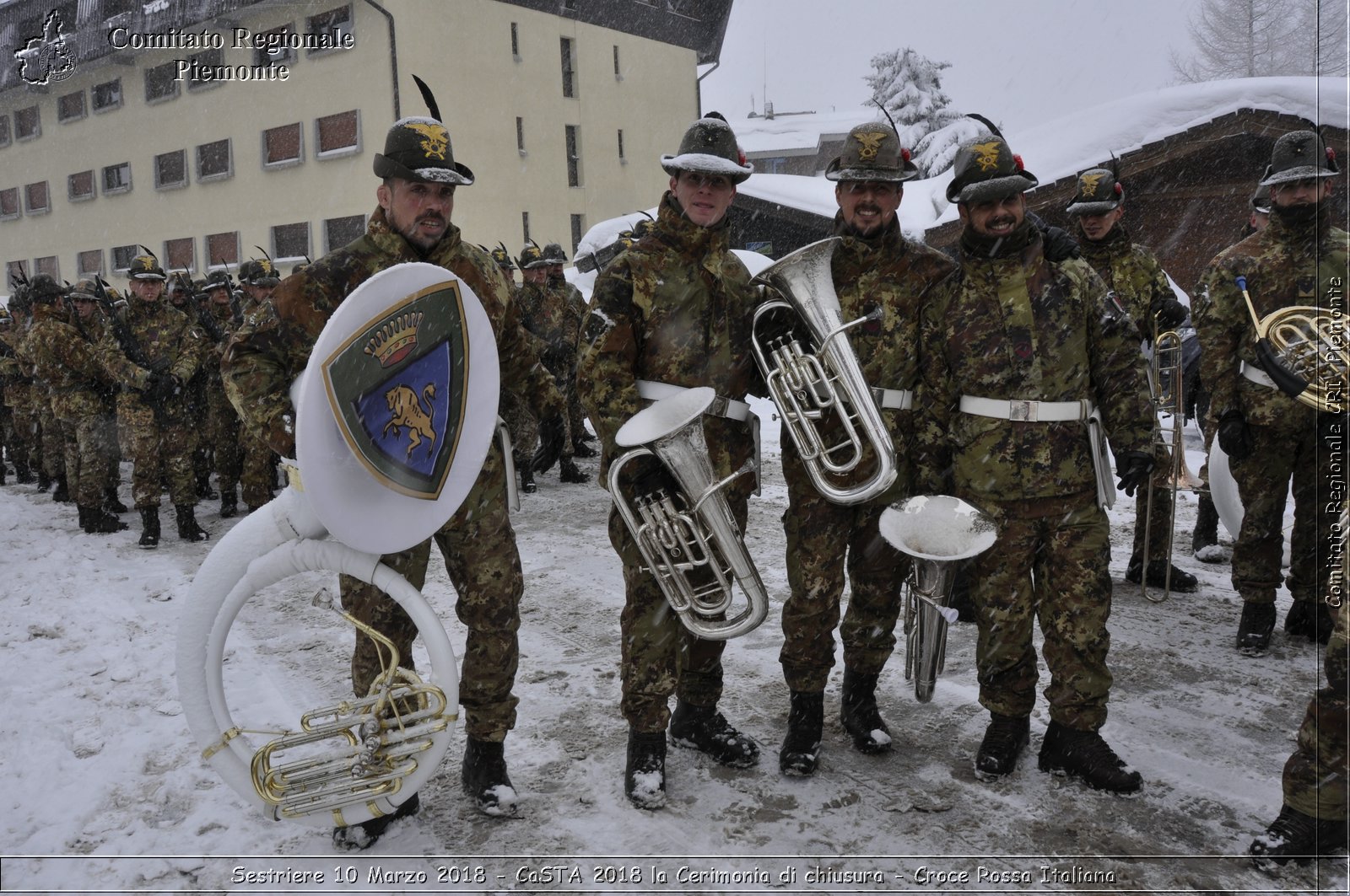 Sestriere 10 Marzo 2018 - CaSTA 2018 la Cerimonia di chiusura - Croce Rossa Italiana- Comitato Regionale del Piemonte