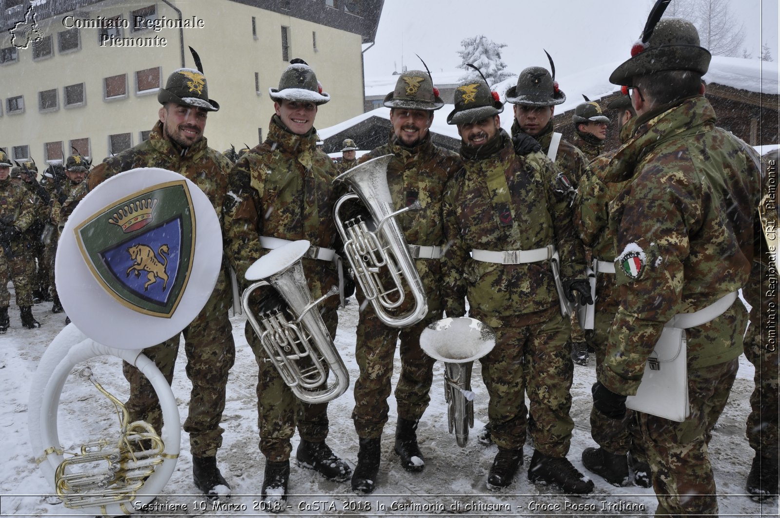 Sestriere 10 Marzo 2018 - CaSTA 2018 la Cerimonia di chiusura - Croce Rossa Italiana- Comitato Regionale del Piemonte