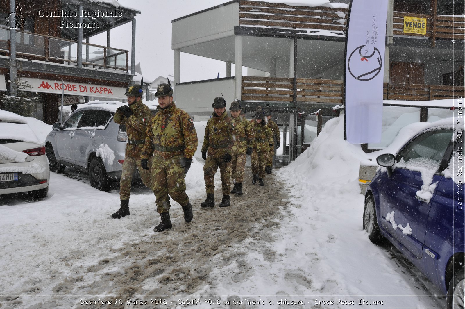 Sestriere 10 Marzo 2018 - CaSTA 2018 la Cerimonia di chiusura - Croce Rossa Italiana- Comitato Regionale del Piemonte