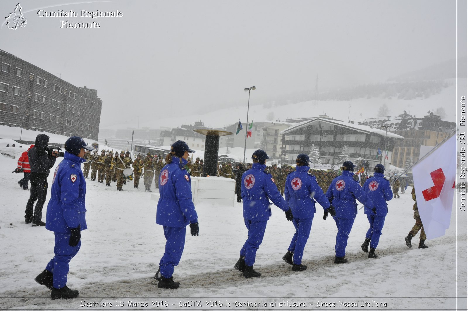 Sestriere 10 Marzo 2018 - CaSTA 2018 la Cerimonia di chiusura - Croce Rossa Italiana- Comitato Regionale del Piemonte