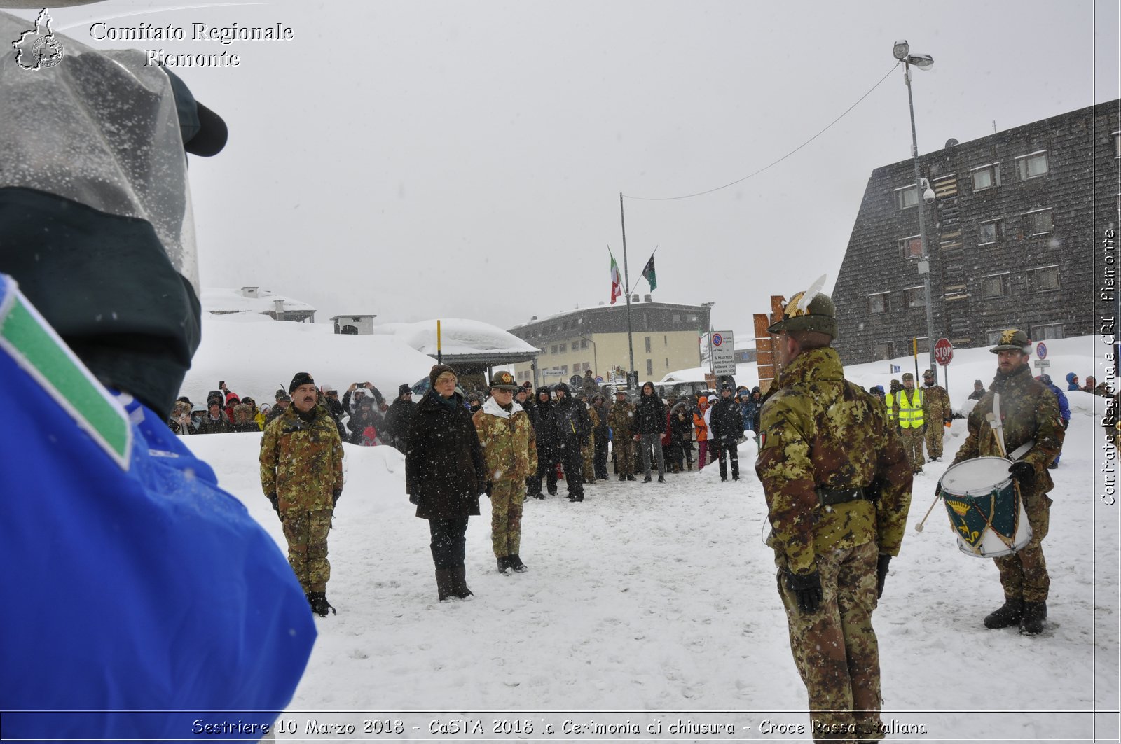 Sestriere 10 Marzo 2018 - CaSTA 2018 la Cerimonia di chiusura - Croce Rossa Italiana- Comitato Regionale del Piemonte