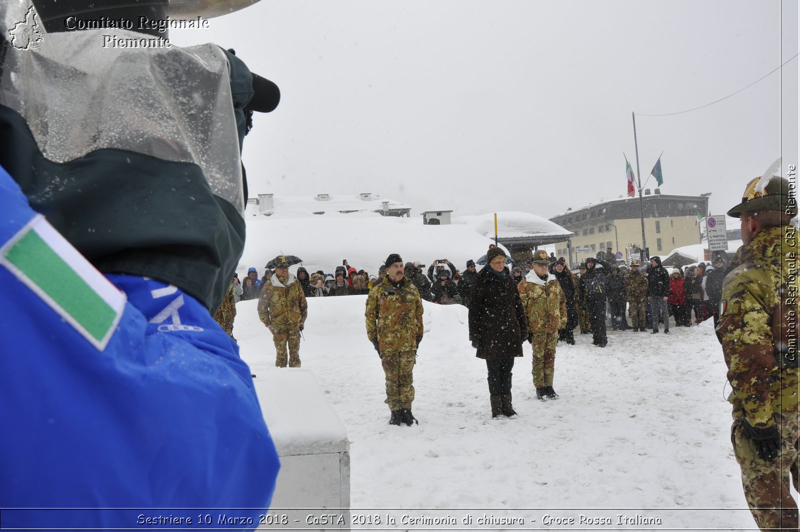 Sestriere 10 Marzo 2018 - CaSTA 2018 la Cerimonia di chiusura - Croce Rossa Italiana- Comitato Regionale del Piemonte