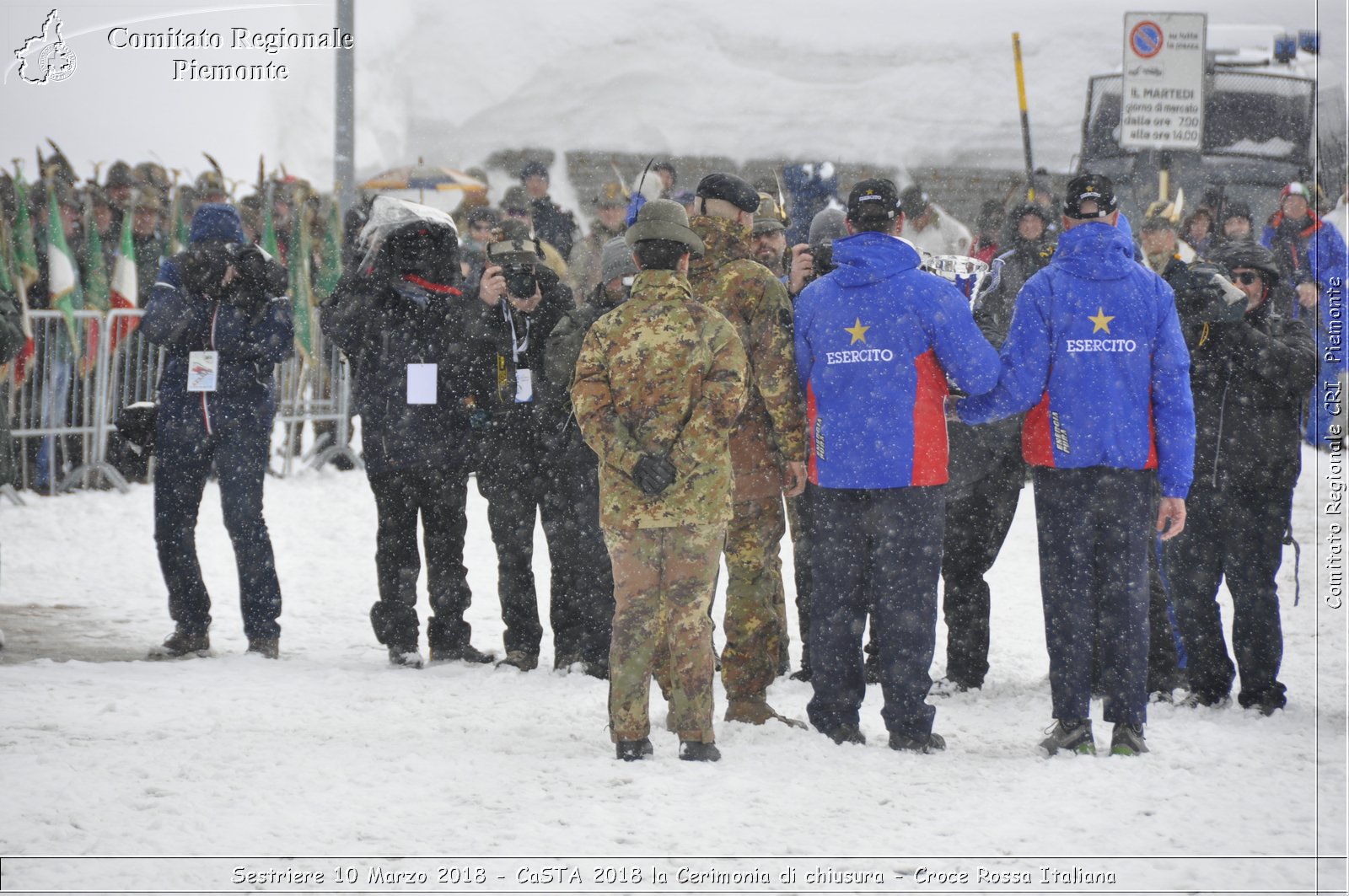 Sestriere 10 Marzo 2018 - CaSTA 2018 la Cerimonia di chiusura - Croce Rossa Italiana- Comitato Regionale del Piemonte