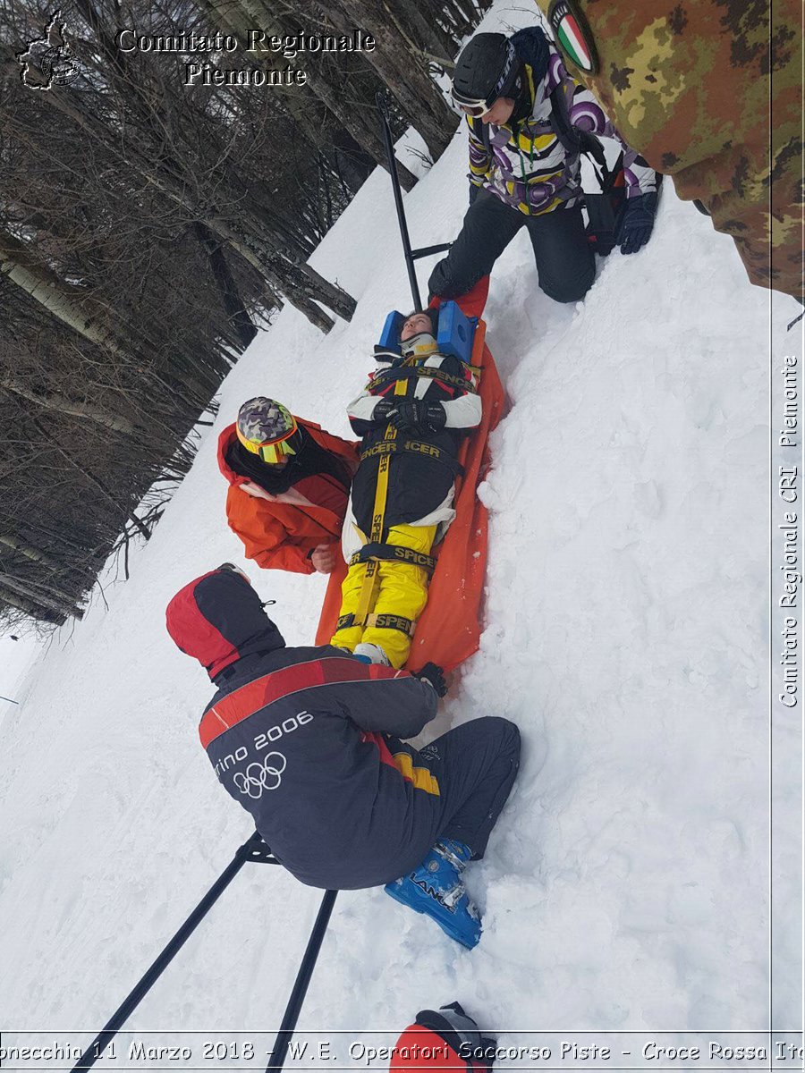 Bardonecchia 11 Marzo 2018 - W.E. Operatori Soccorso Piste - Croce Rossa Italiana- Comitato Regionale del Piemonte