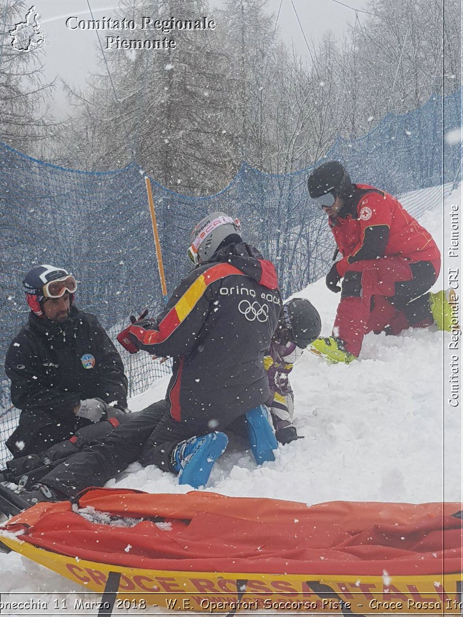 Bardonecchia 11 Marzo 2018 - W.E. Operatori Soccorso Piste - Croce Rossa Italiana- Comitato Regionale del Piemonte