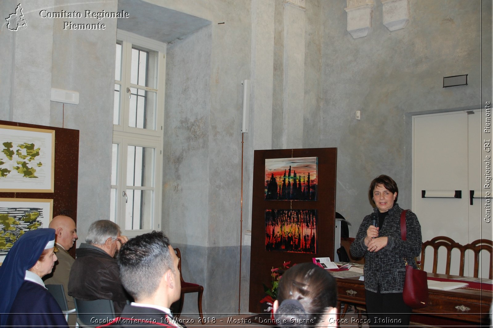 Casale Monferrato 10 Marzo 2018 - Mostra "Donne e Guerre" - Croce Rossa Italiana- Comitato Regionale del Piemonte