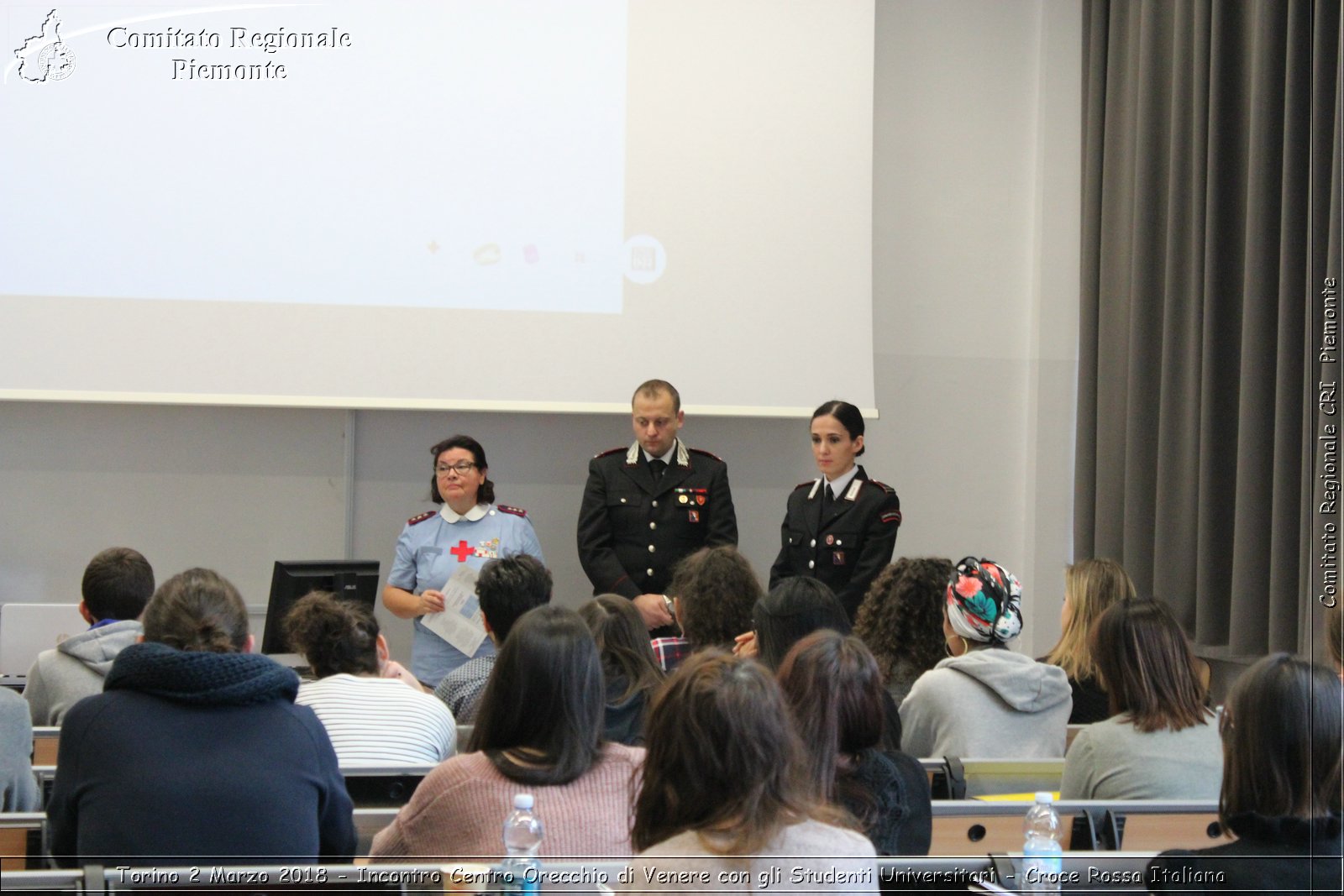 Torino 2  Marzo 2018 - Incontro Centro Orecchio di Venere con gli Studenti Universitari - Croce Rossa Italiana- Comitato Regionale del Piemonte