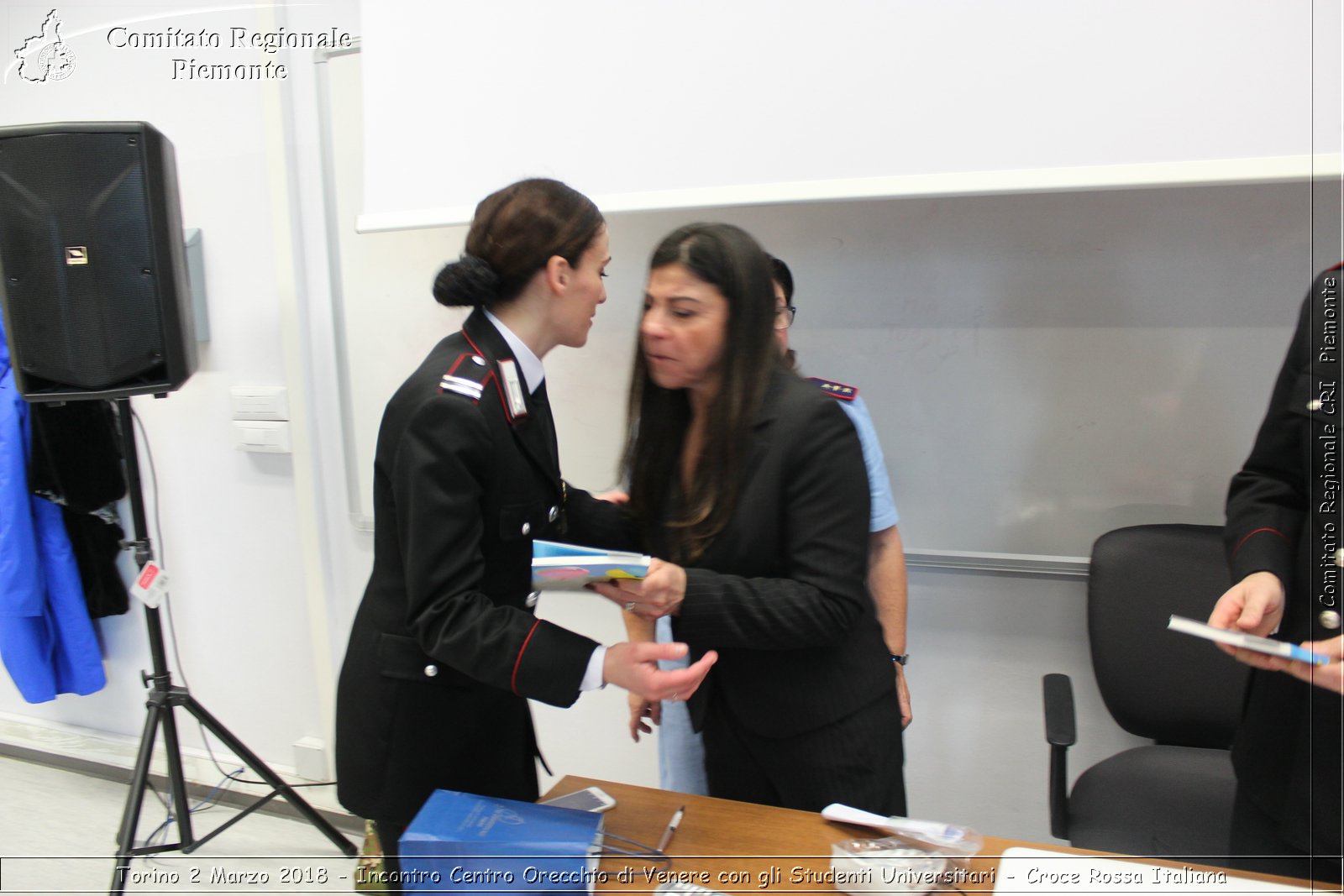 Torino 2  Marzo 2018 - Incontro Centro Orecchio di Venere con gli Studenti Universitari - Croce Rossa Italiana- Comitato Regionale del Piemonte