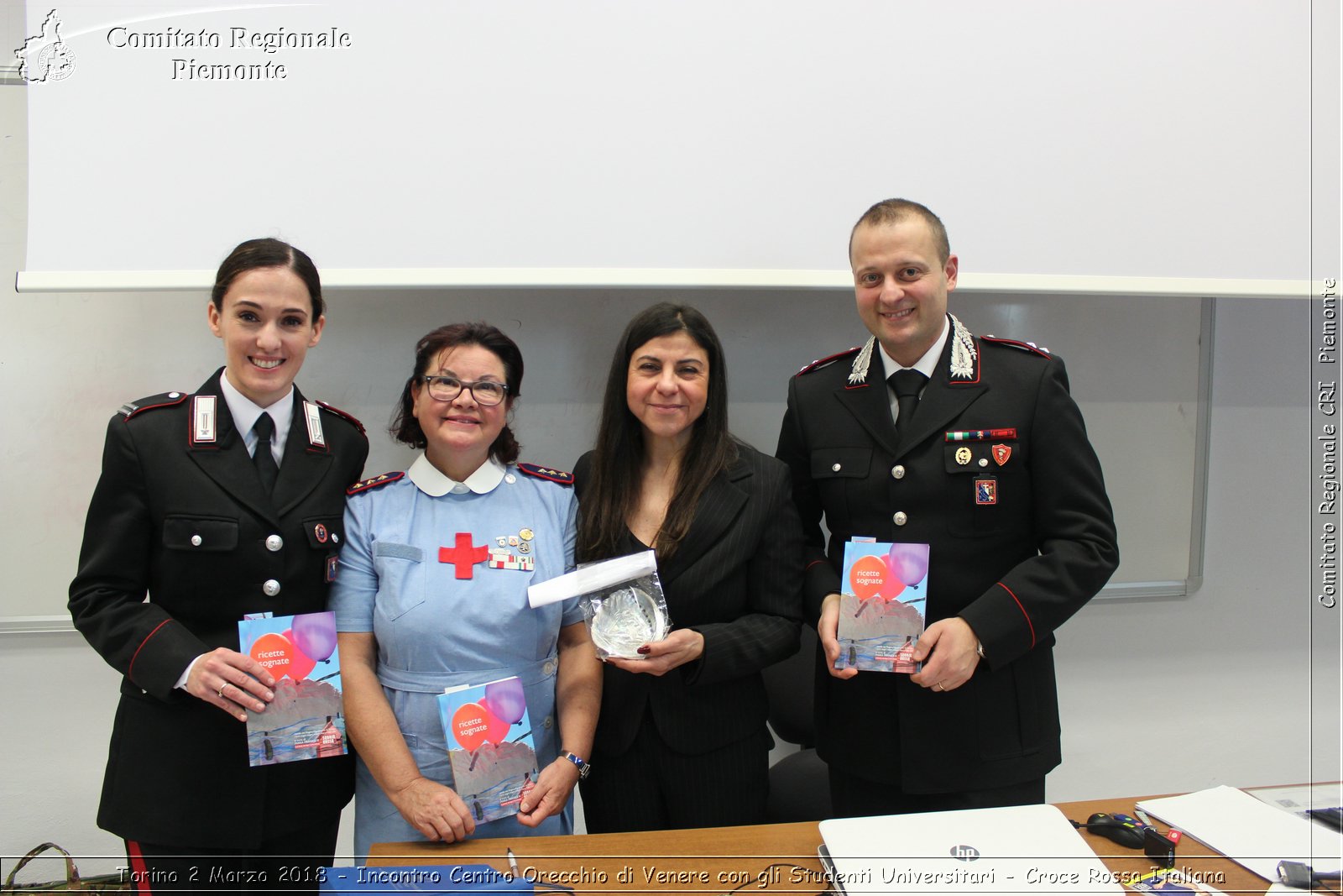 Torino 2  Marzo 2018 - Incontro Centro Orecchio di Venere con gli Studenti Universitari - Croce Rossa Italiana- Comitato Regionale del Piemonte