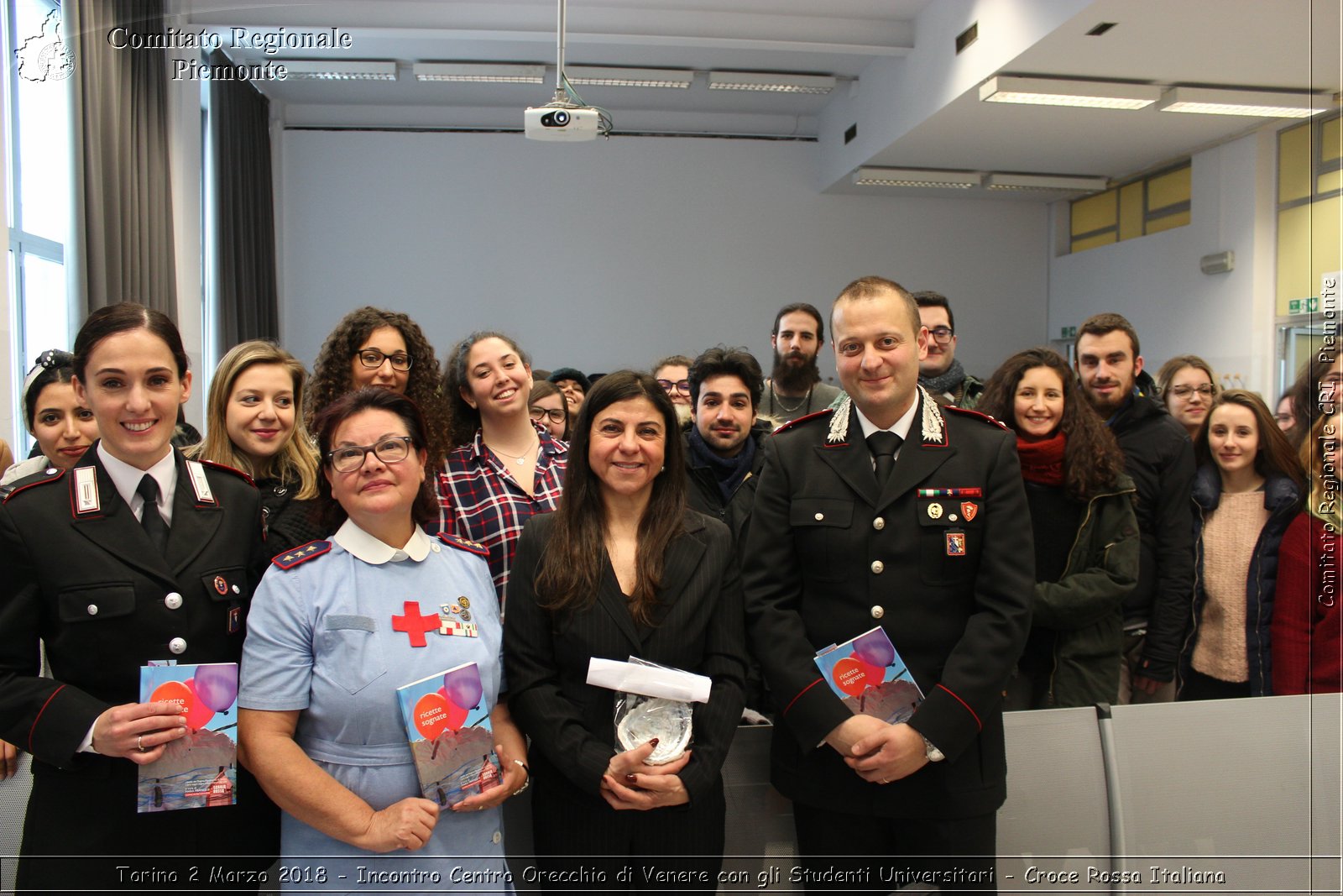 Torino 2  Marzo 2018 - Incontro Centro Orecchio di Venere con gli Studenti Universitari - Croce Rossa Italiana- Comitato Regionale del Piemonte