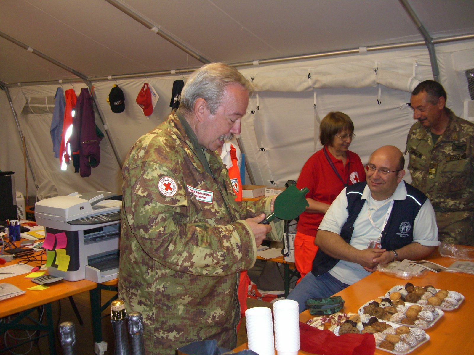 Torino 6 Aprile 2018 - A nove anni dal terribile "Terremoto dell'Abruzzo" - Croce Rossa Italiana- Comitato Regionale del Piemonte