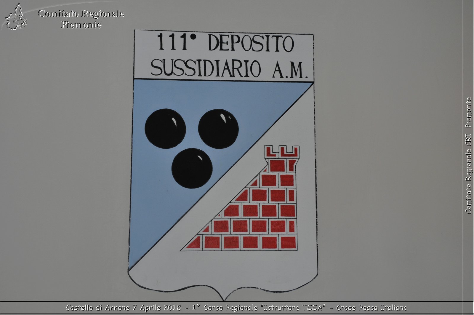 Castello di Annone 7 Aprile 2018 - 1 Corso Regionale "Istruttore TSSA" - Croce Rossa Italiana- Comitato Regionale del Piemonte