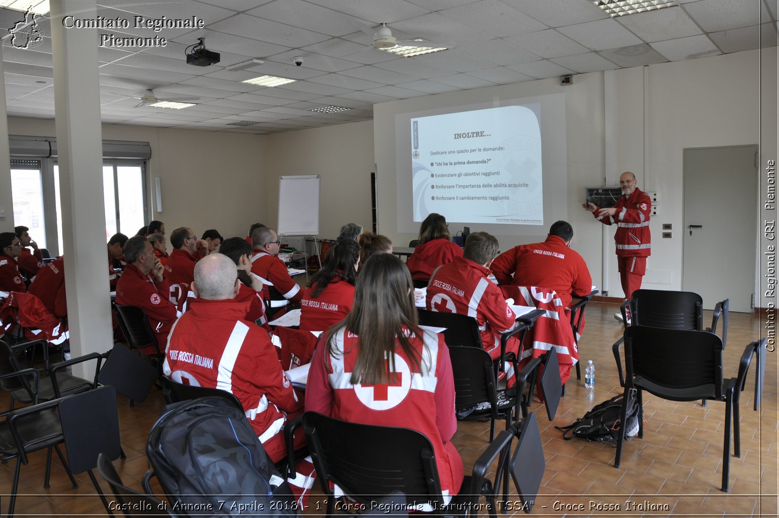 Castello di Annone 7 Aprile 2018 - 1 Corso Regionale "Istruttore TSSA" - Croce Rossa Italiana- Comitato Regionale del Piemonte