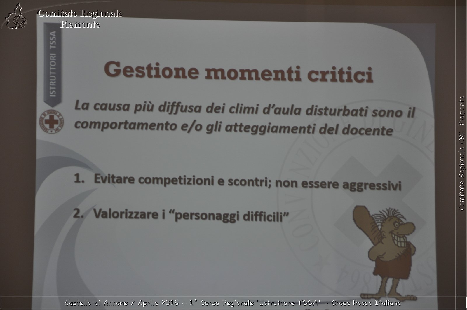 Castello di Annone 7 Aprile 2018 - 1 Corso Regionale "Istruttore TSSA" - Croce Rossa Italiana- Comitato Regionale del Piemonte