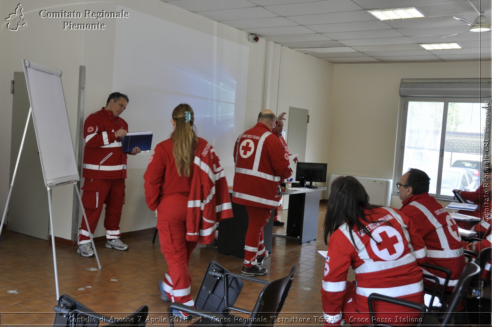 Castello di Annone 7 Aprile 2018 - 1 Corso Regionale "Istruttore TSSA" - Croce Rossa Italiana- Comitato Regionale del Piemonte