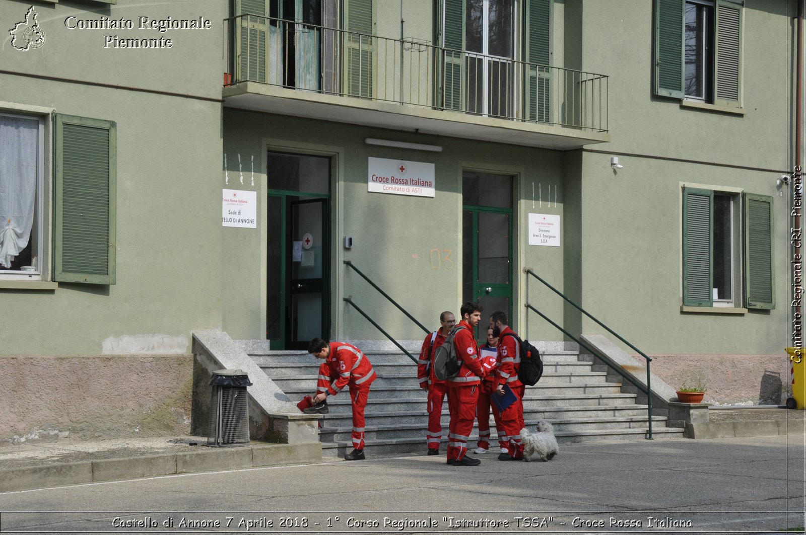 Castello di Annone 7 Aprile 2018 - 1 Corso Regionale "Istruttore TSSA" - Croce Rossa Italiana- Comitato Regionale del Piemonte