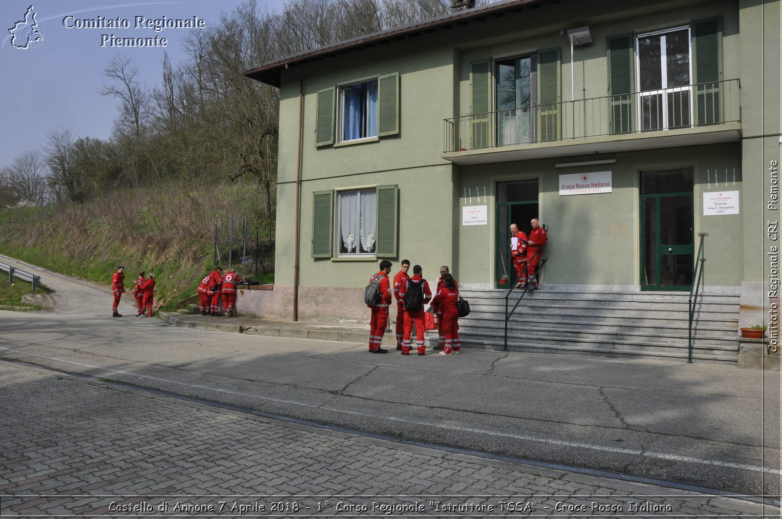 Castello di Annone 7 Aprile 2018 - 1 Corso Regionale "Istruttore TSSA" - Croce Rossa Italiana- Comitato Regionale del Piemonte