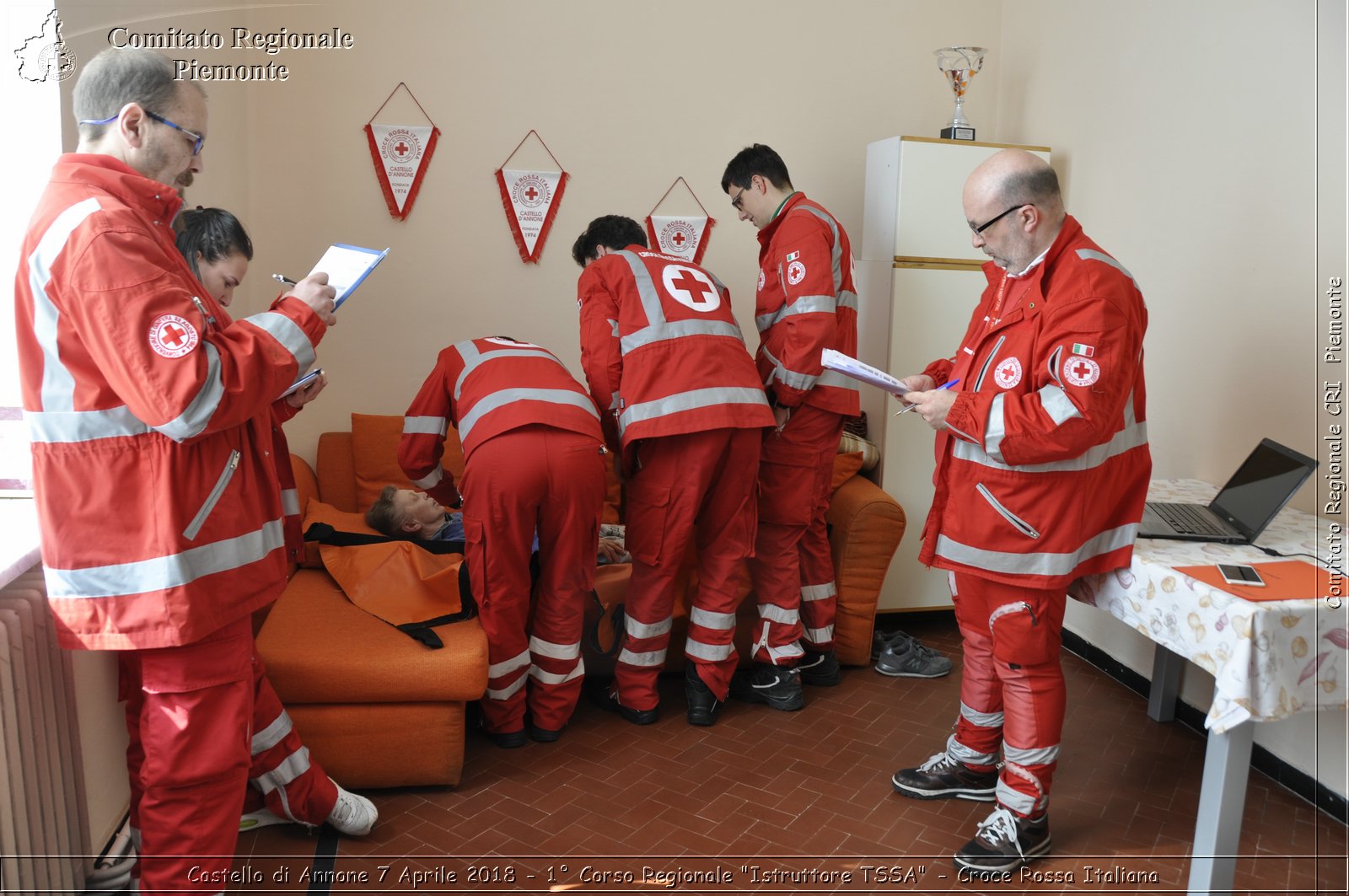 Castello di Annone 7 Aprile 2018 - 1 Corso Regionale "Istruttore TSSA" - Croce Rossa Italiana- Comitato Regionale del Piemonte