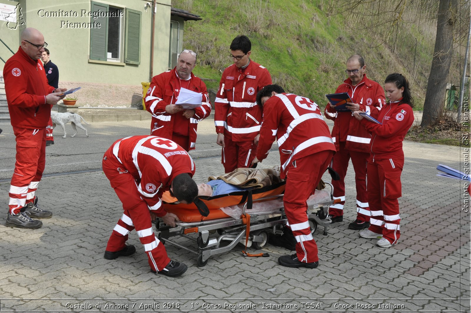 Castello di Annone 7 Aprile 2018 - 1 Corso Regionale "Istruttore TSSA" - Croce Rossa Italiana- Comitato Regionale del Piemonte