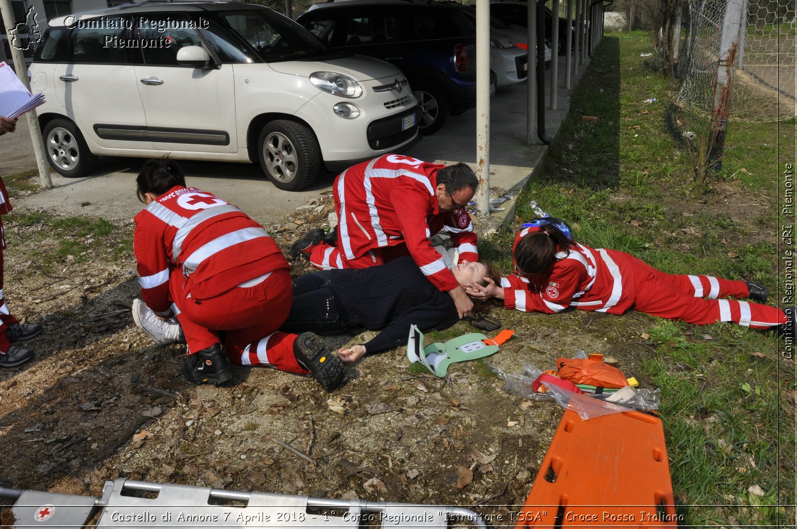 Castello di Annone 7 Aprile 2018 - 1 Corso Regionale "Istruttore TSSA" - Croce Rossa Italiana- Comitato Regionale del Piemonte