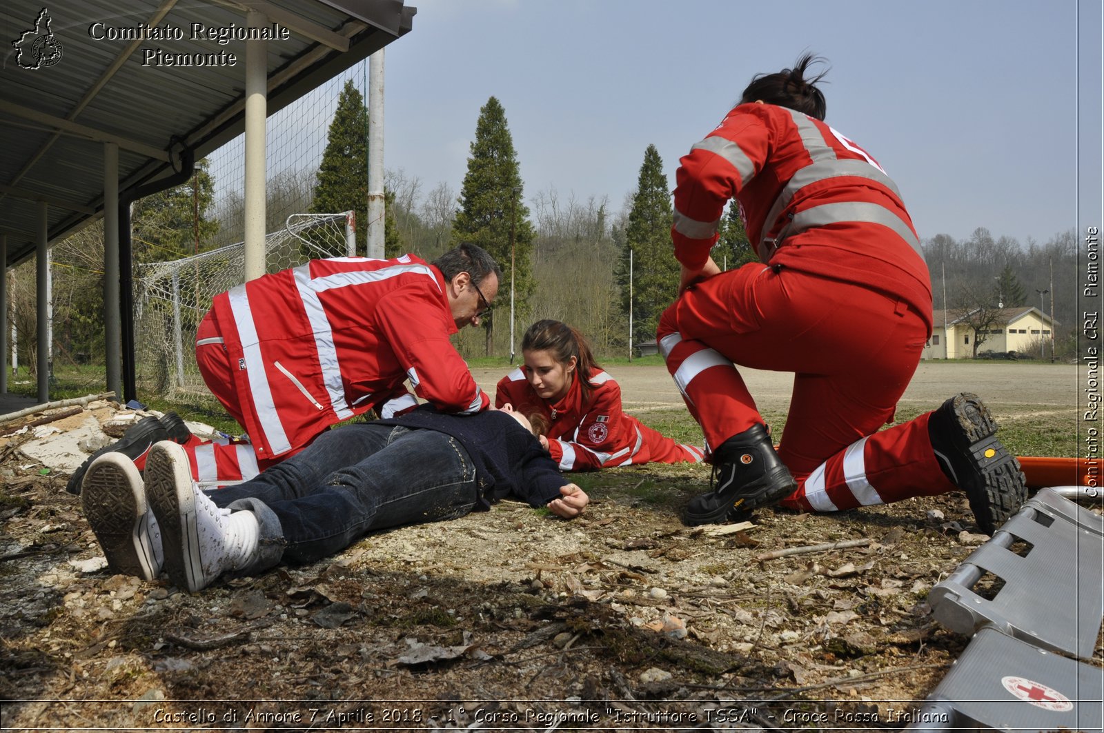 Castello di Annone 7 Aprile 2018 - 1 Corso Regionale "Istruttore TSSA" - Croce Rossa Italiana- Comitato Regionale del Piemonte