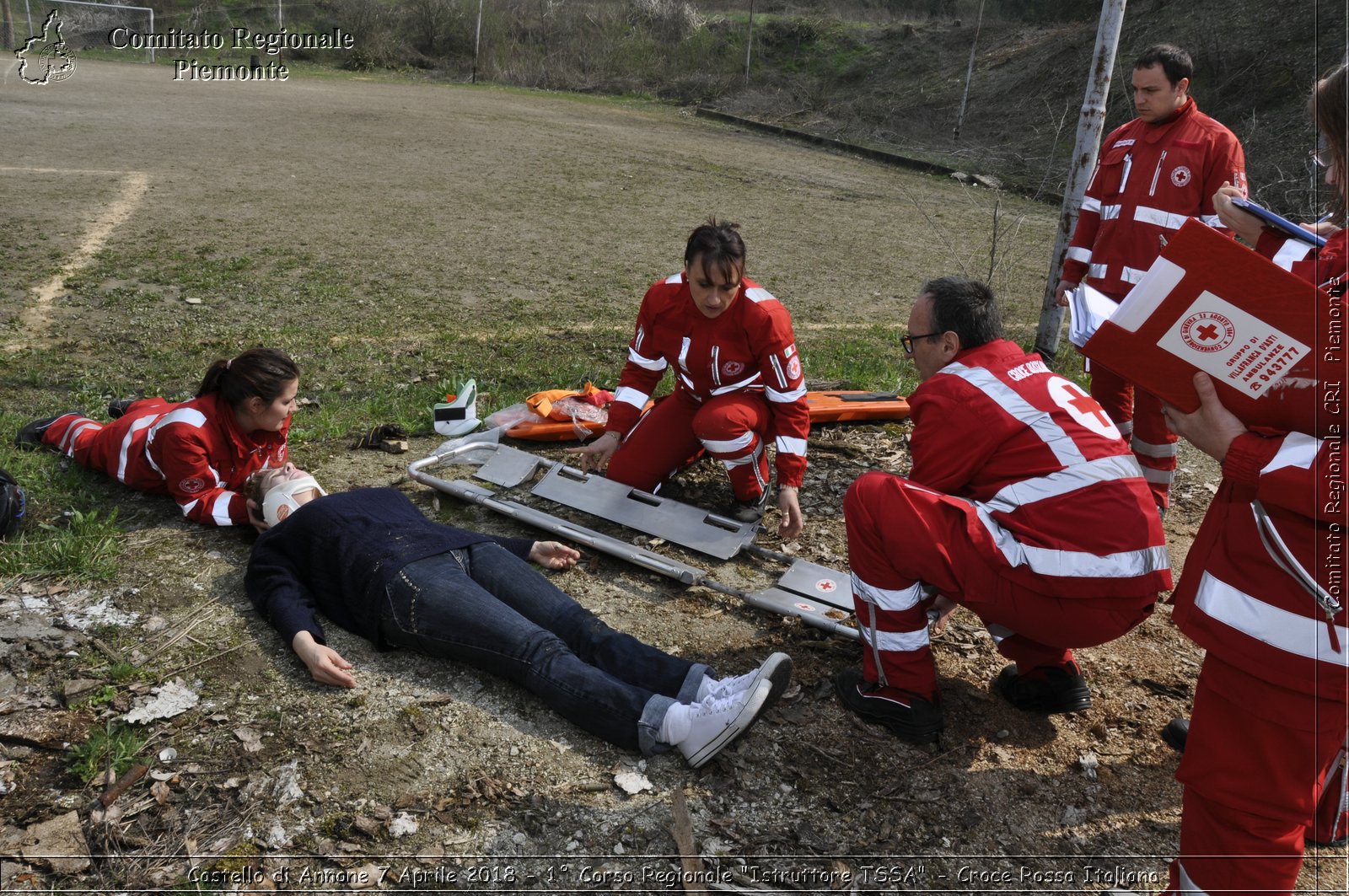 Castello di Annone 7 Aprile 2018 - 1 Corso Regionale "Istruttore TSSA" - Croce Rossa Italiana- Comitato Regionale del Piemonte