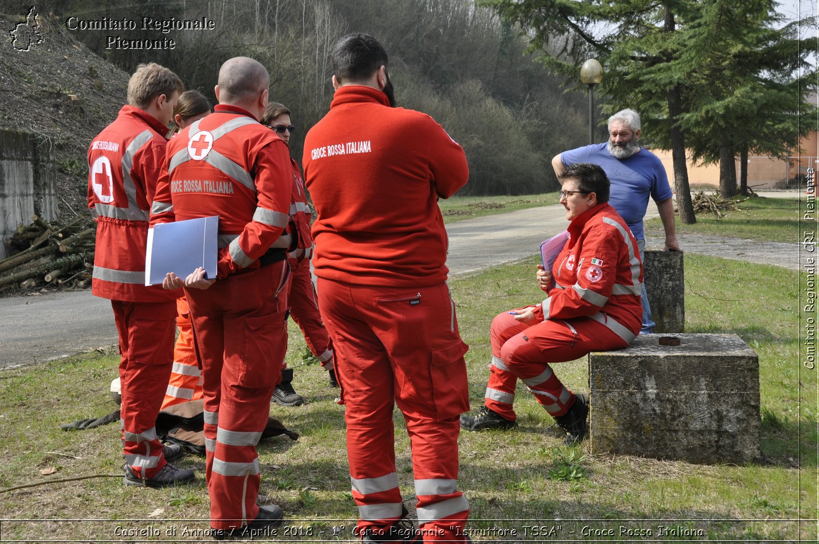 Castello di Annone 7 Aprile 2018 - 1 Corso Regionale "Istruttore TSSA" - Croce Rossa Italiana- Comitato Regionale del Piemonte