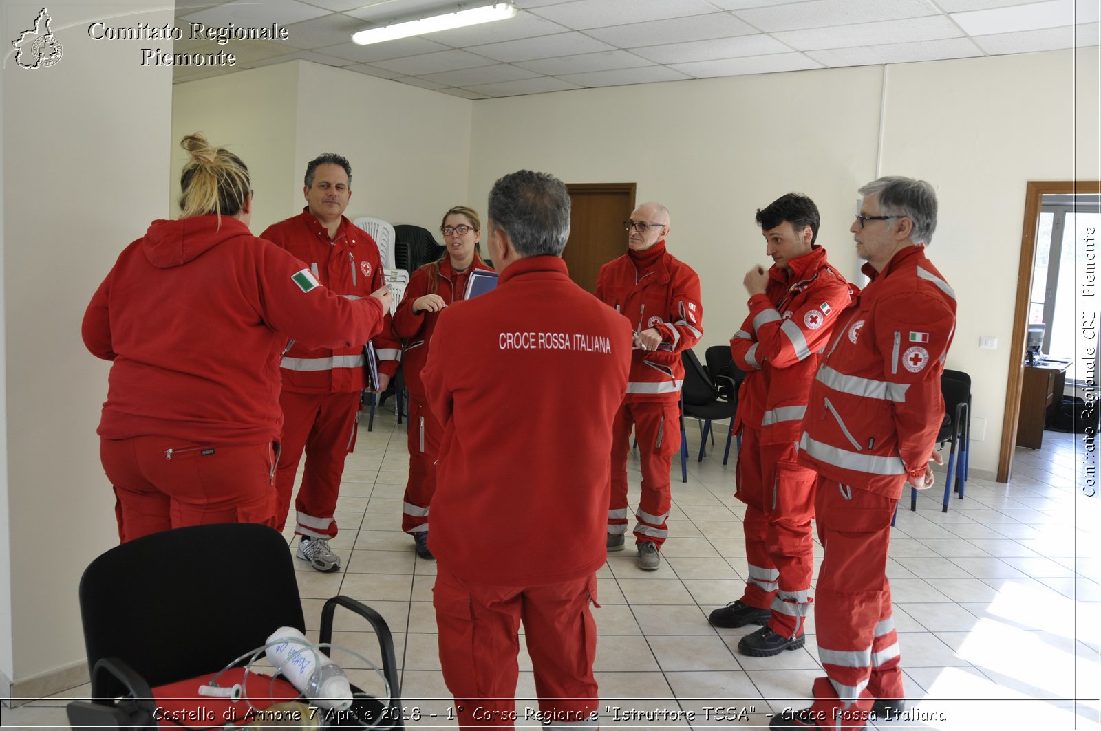 Castello di Annone 7 Aprile 2018 - 1 Corso Regionale "Istruttore TSSA" - Croce Rossa Italiana- Comitato Regionale del Piemonte