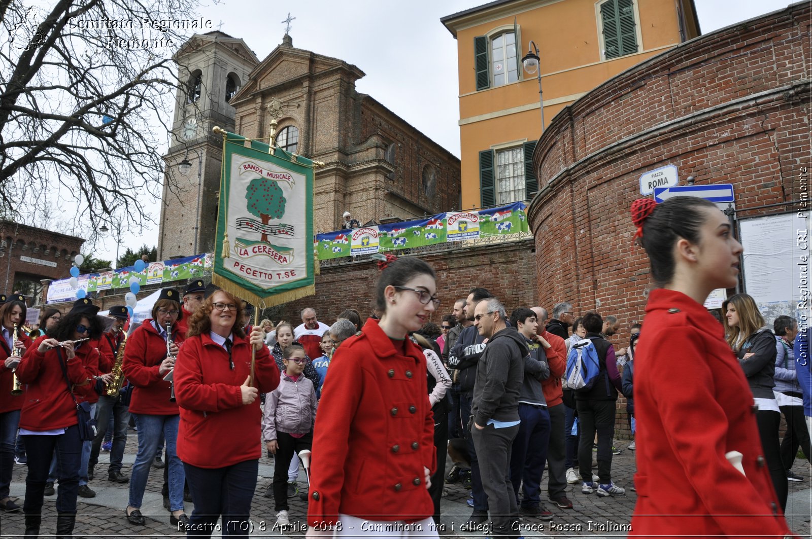 Pecetto (TO) 8 Aprile 2018 - Camminata tra i ciliegi - Croce Rossa Italiana- Comitato Regionale del Piemonte