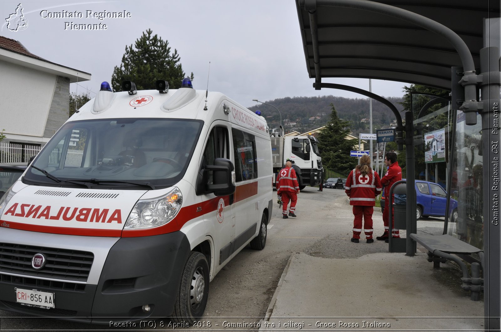 Pecetto (TO) 8 Aprile 2018 - Camminata tra i ciliegi - Croce Rossa Italiana- Comitato Regionale del Piemonte