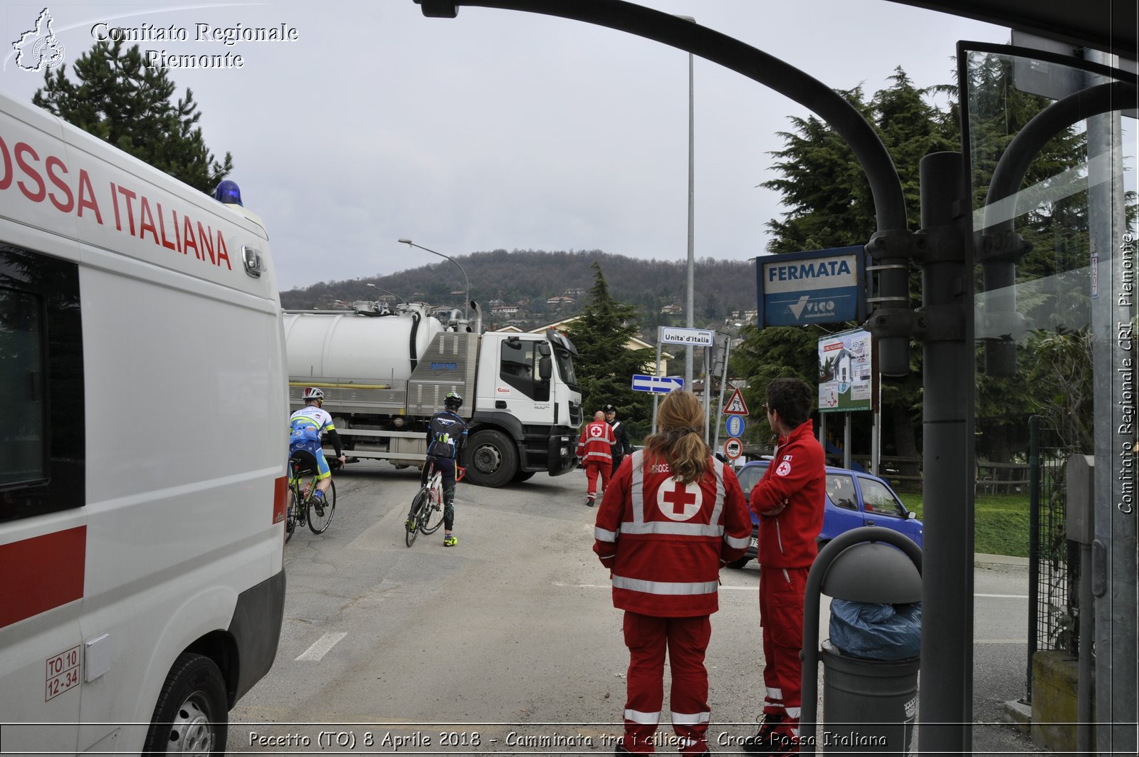 Pecetto (TO) 8 Aprile 2018 - Camminata tra i ciliegi - Croce Rossa Italiana- Comitato Regionale del Piemonte