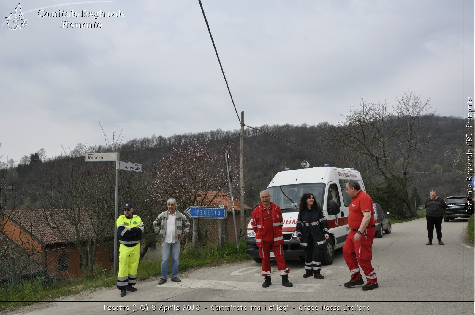 Pecetto (TO) 8 Aprile 2018 - Camminata tra i ciliegi - Croce Rossa Italiana- Comitato Regionale del Piemonte