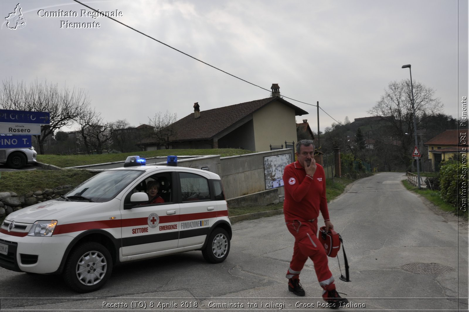 Pecetto (TO) 8 Aprile 2018 - Camminata tra i ciliegi - Croce Rossa Italiana- Comitato Regionale del Piemonte