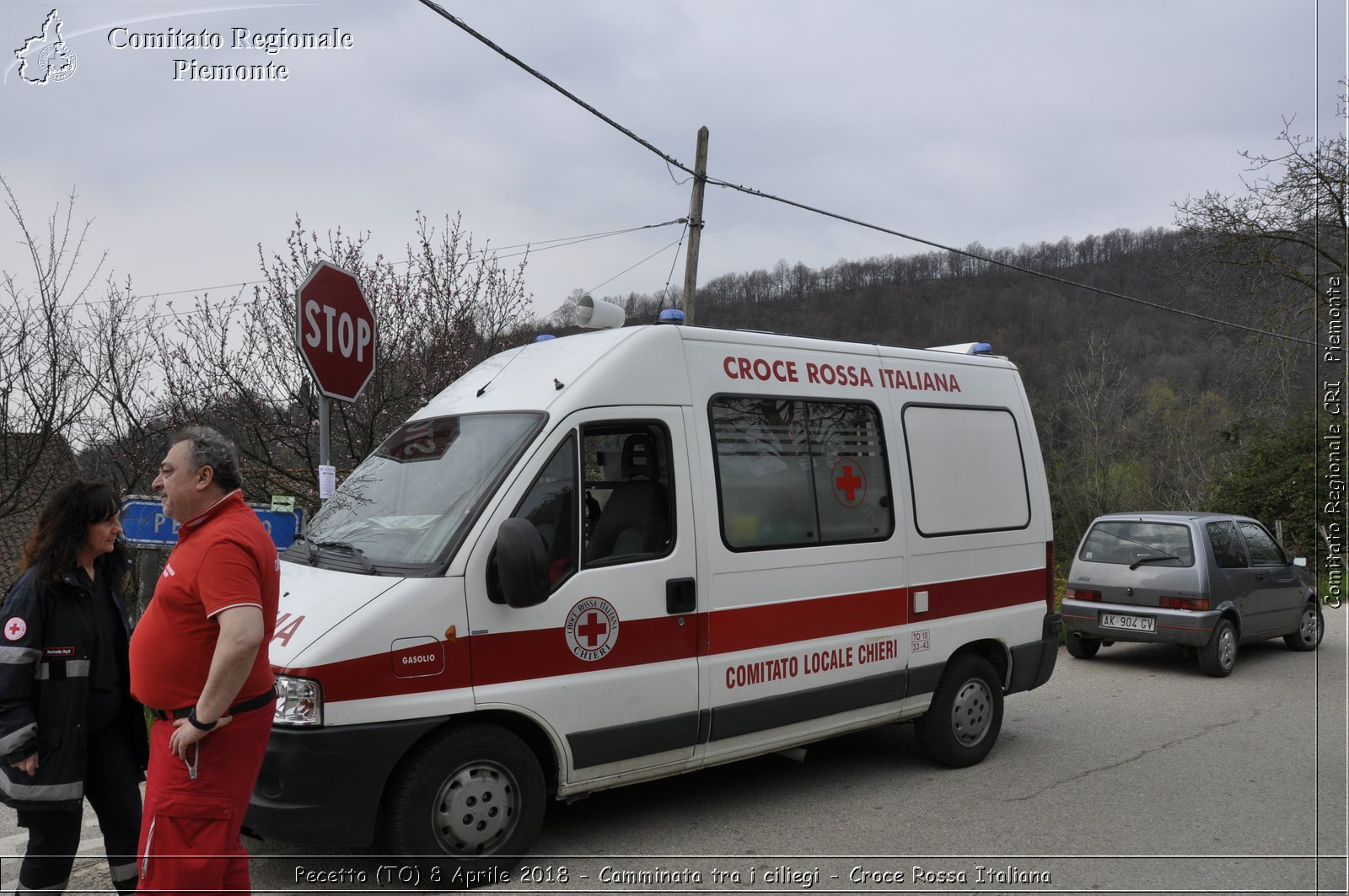 Pecetto (TO) 8 Aprile 2018 - Camminata tra i ciliegi - Croce Rossa Italiana- Comitato Regionale del Piemonte