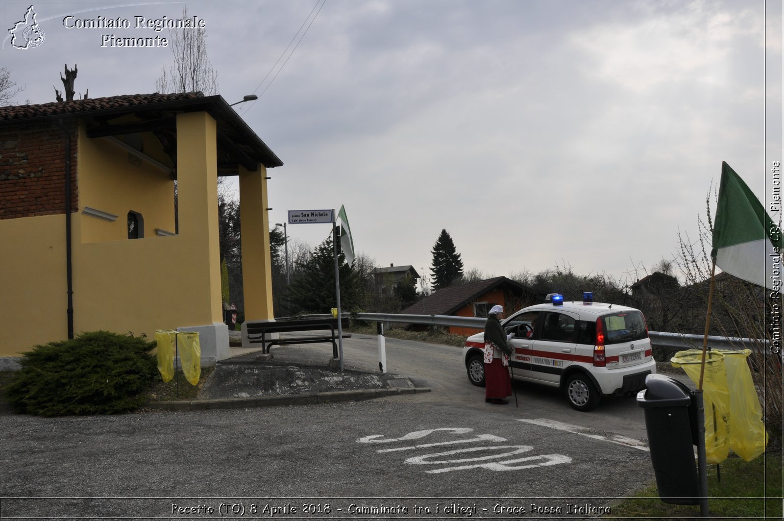 Pecetto (TO) 8 Aprile 2018 - Camminata tra i ciliegi - Croce Rossa Italiana- Comitato Regionale del Piemonte