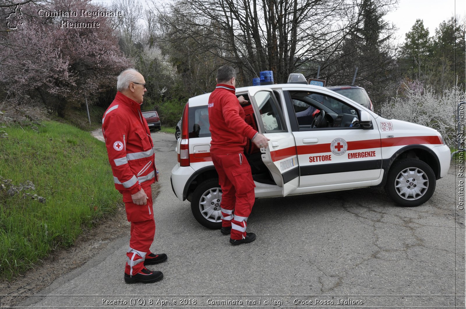 Pecetto (TO) 8 Aprile 2018 - Camminata tra i ciliegi - Croce Rossa Italiana- Comitato Regionale del Piemonte