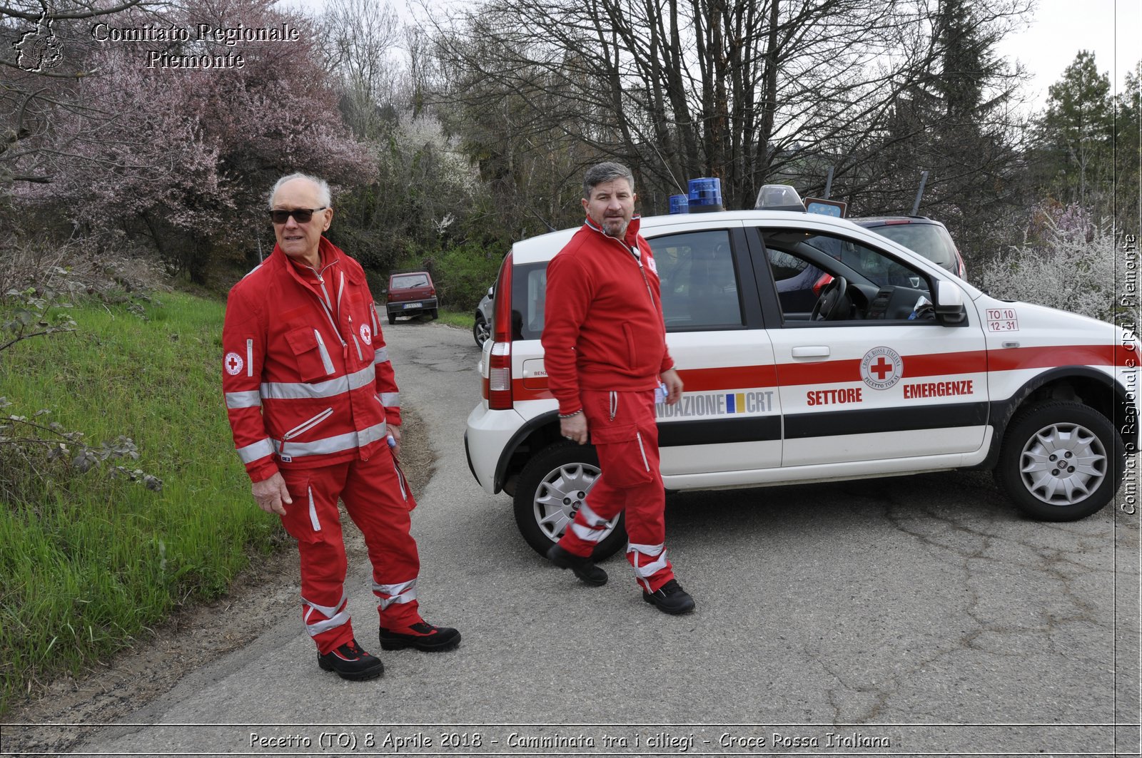 Pecetto (TO) 8 Aprile 2018 - Camminata tra i ciliegi - Croce Rossa Italiana- Comitato Regionale del Piemonte