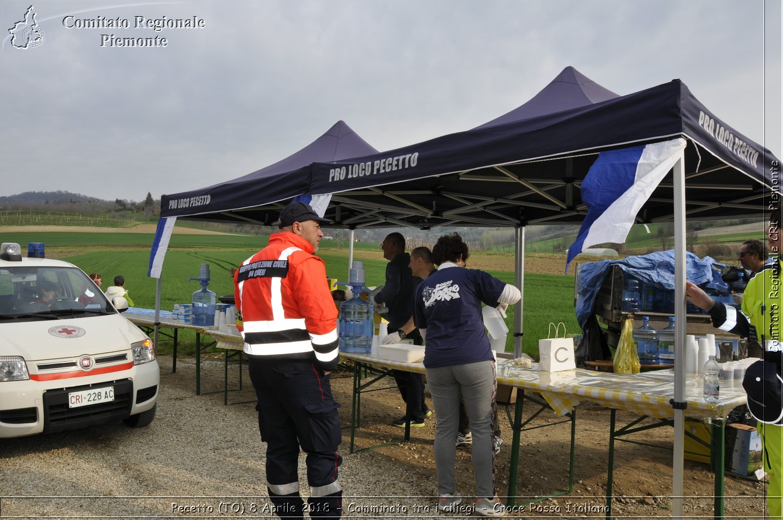 Pecetto (TO) 8 Aprile 2018 - Camminata tra i ciliegi - Croce Rossa Italiana- Comitato Regionale del Piemonte