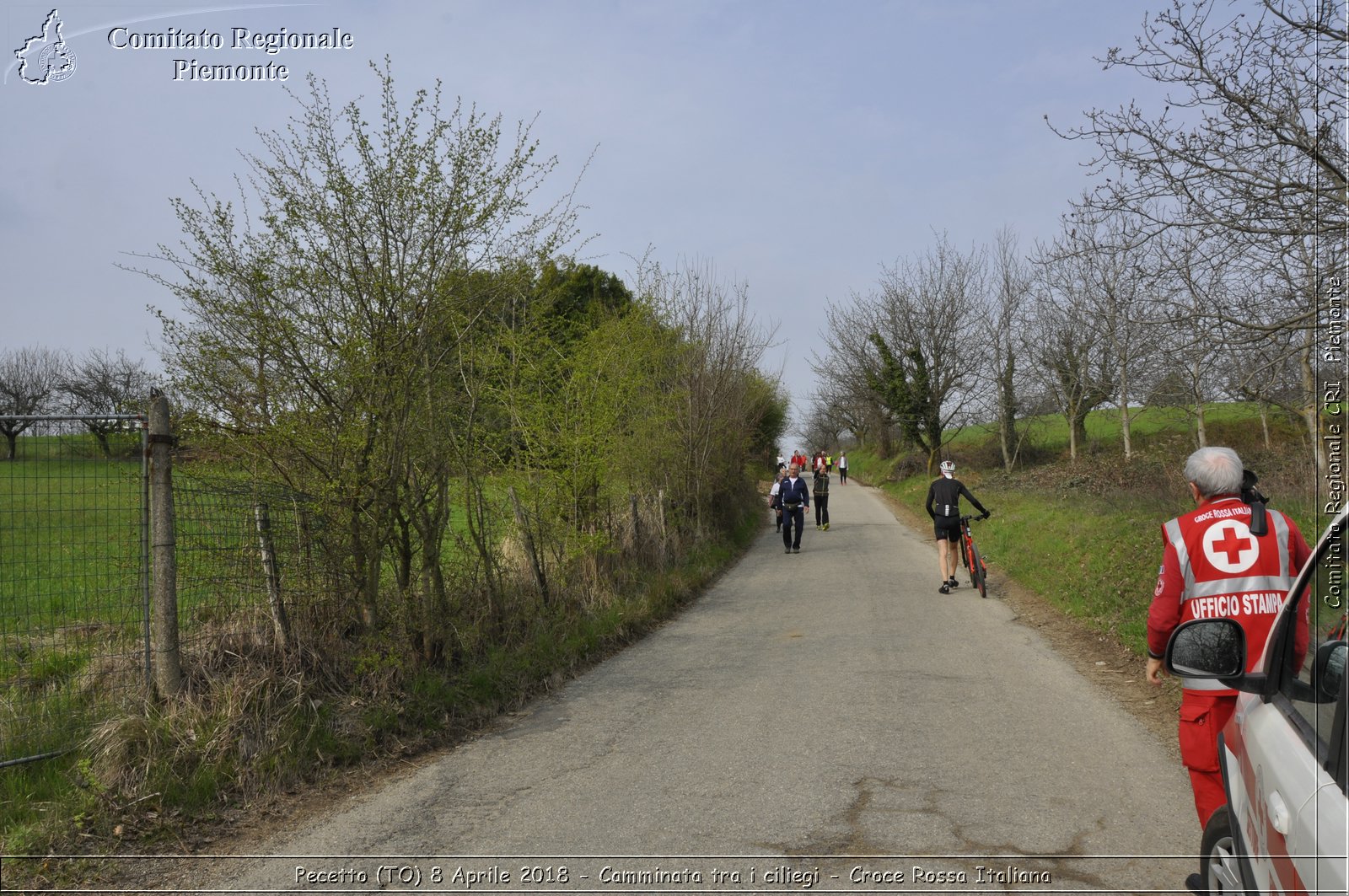 Pecetto (TO) 8 Aprile 2018 - Camminata tra i ciliegi - Croce Rossa Italiana- Comitato Regionale del Piemonte