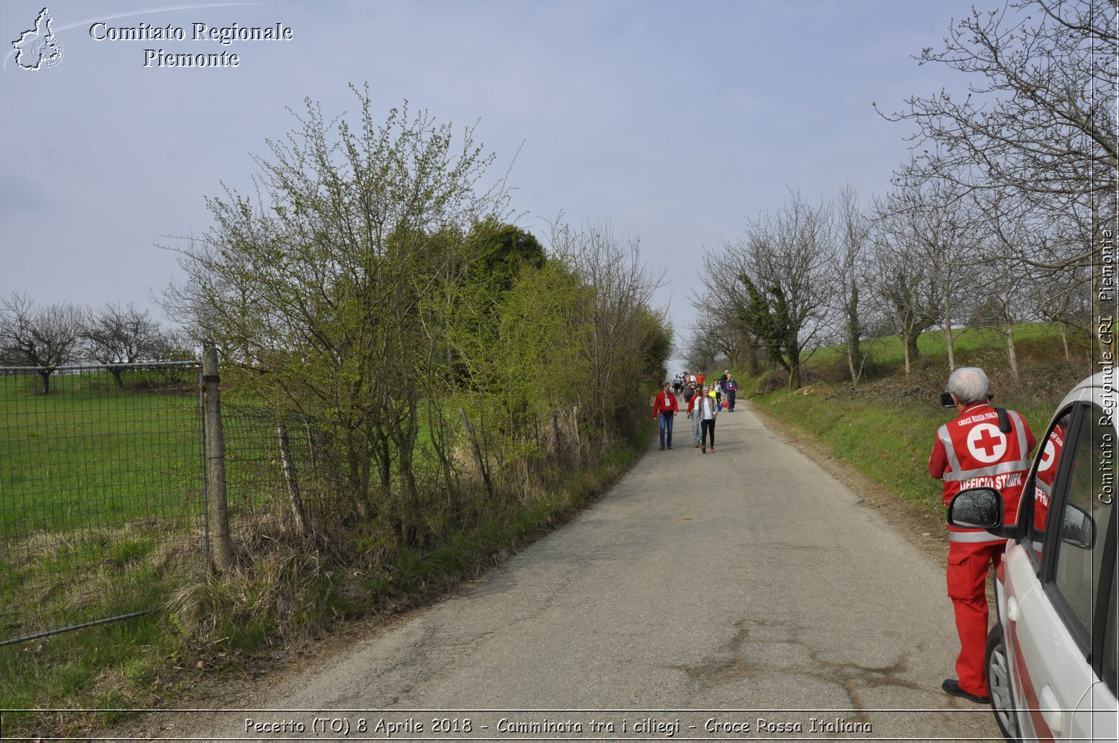 Pecetto (TO) 8 Aprile 2018 - Camminata tra i ciliegi - Croce Rossa Italiana- Comitato Regionale del Piemonte