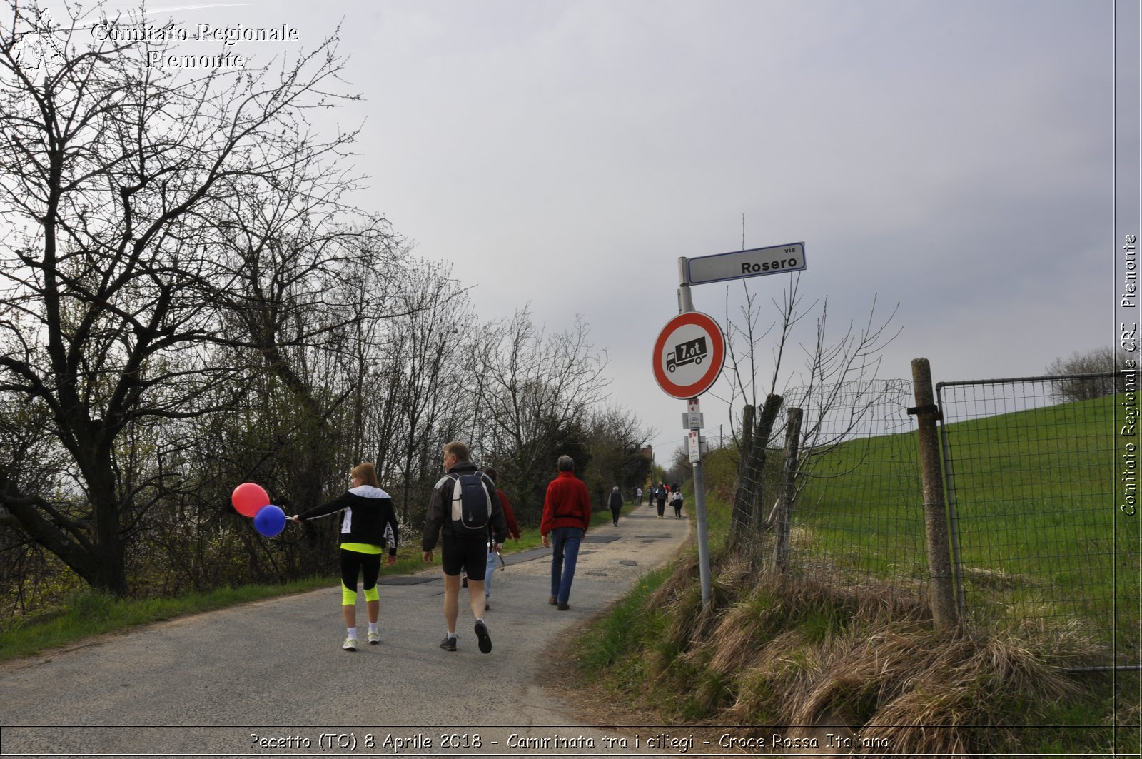 Pecetto (TO) 8 Aprile 2018 - Camminata tra i ciliegi - Croce Rossa Italiana- Comitato Regionale del Piemonte