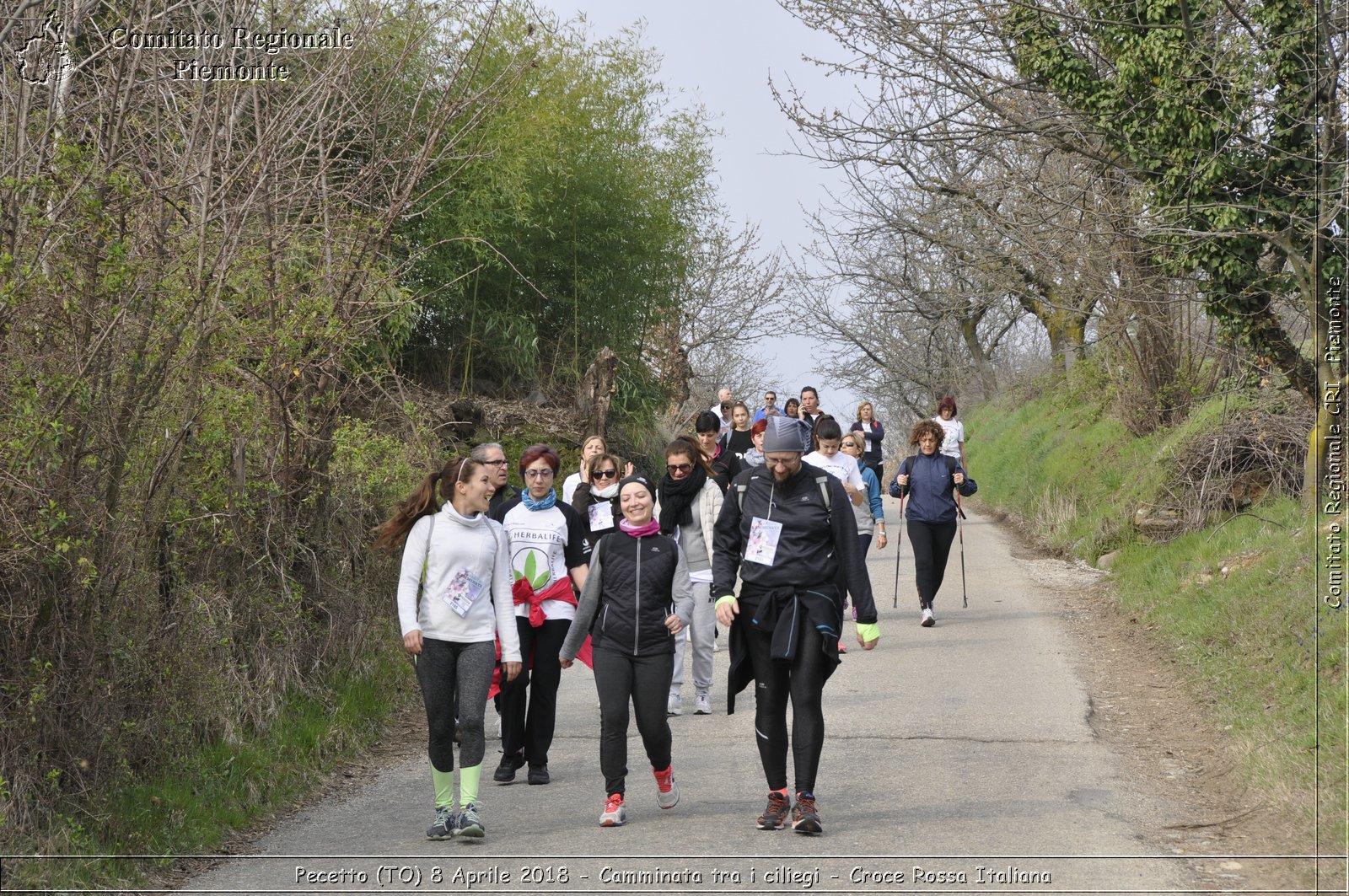 Pecetto (TO) 8 Aprile 2018 - Camminata tra i ciliegi - Croce Rossa Italiana- Comitato Regionale del Piemonte