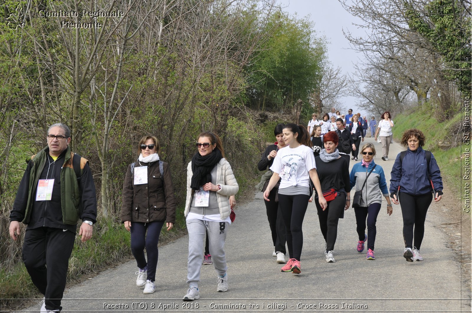 Pecetto (TO) 8 Aprile 2018 - Camminata tra i ciliegi - Croce Rossa Italiana- Comitato Regionale del Piemonte