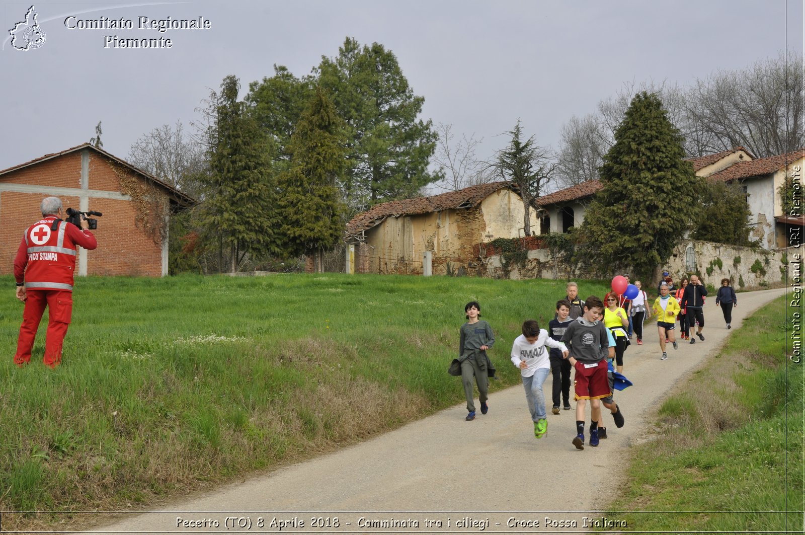 Pecetto (TO) 8 Aprile 2018 - Camminata tra i ciliegi - Croce Rossa Italiana- Comitato Regionale del Piemonte