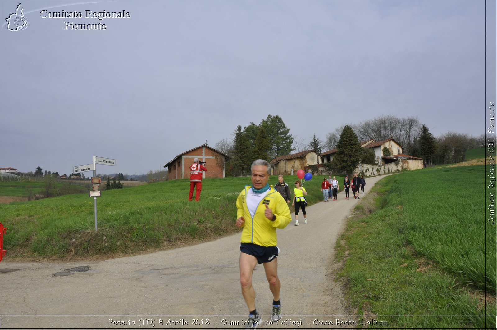 Pecetto (TO) 8 Aprile 2018 - Camminata tra i ciliegi - Croce Rossa Italiana- Comitato Regionale del Piemonte