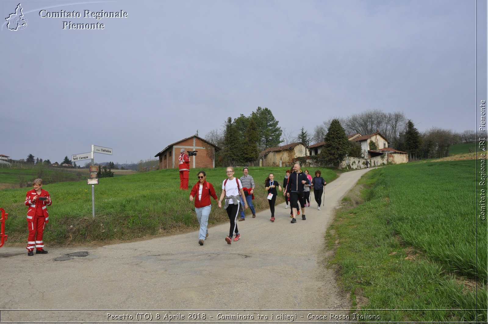 Pecetto (TO) 8 Aprile 2018 - Camminata tra i ciliegi - Croce Rossa Italiana- Comitato Regionale del Piemonte